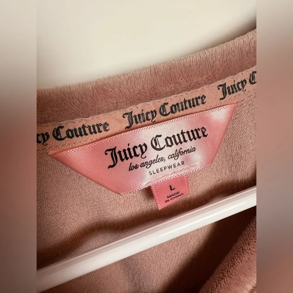 Juicy Couture blush velour